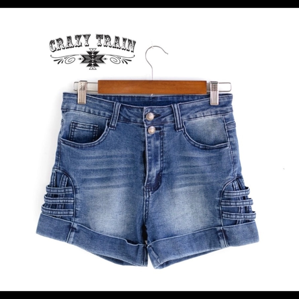 Weave Me Be Crazy Train Shorts